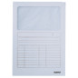 CHEMISE CART. A4 FENETRE LEITZ BLANC