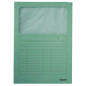 CHEMISE CART. A4 FENETRE LEITZ VERT CLAIR