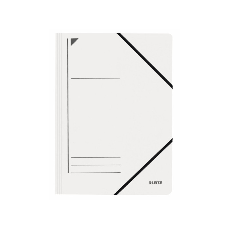 FARDE A ELAST. A4 CART. LEITZ BLANC