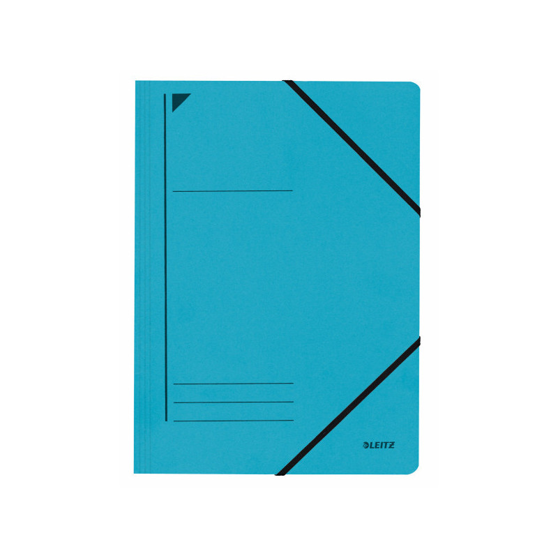 FARDE A ELAST. A4 CART. LEITZ BLEU
