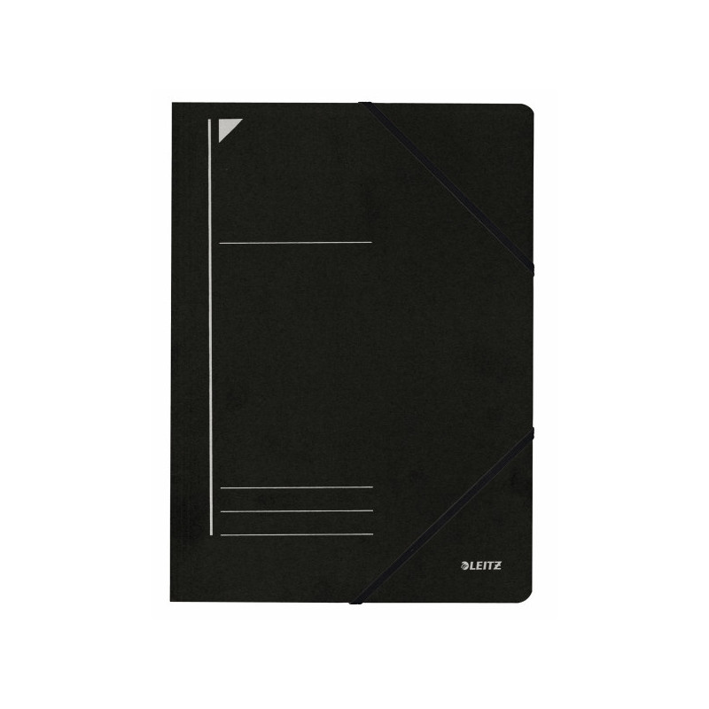 FARDE A ELAST. A4 CART. LEITZ NOIR