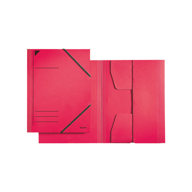 FARDE A ELAST. A4 CART. LEITZ ROUGE