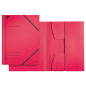 FARDE A ELAST. A4 CART. LEITZ ROUGE