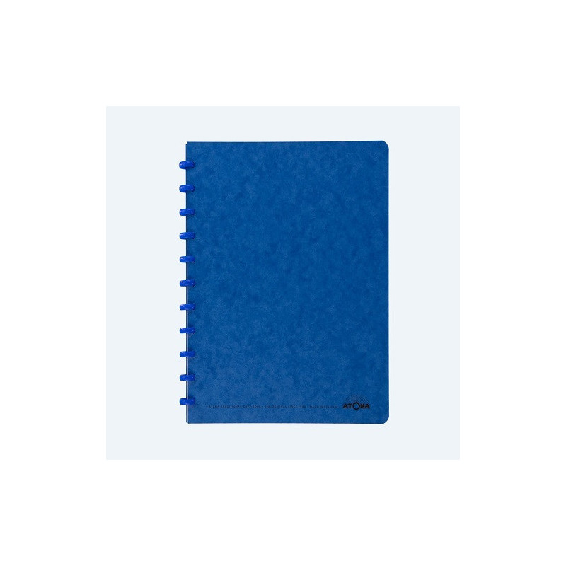 CAHIER ATOMA A4 CARTON QUAD. BLEU
