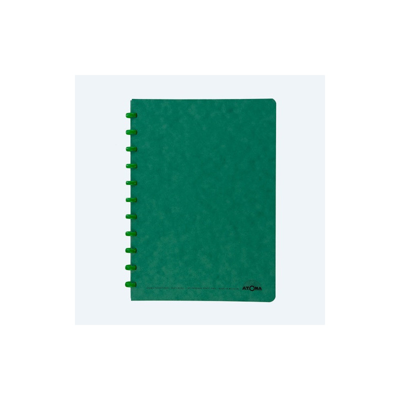 CAHIER ATOMA A4 CARTON QUAD. VERT