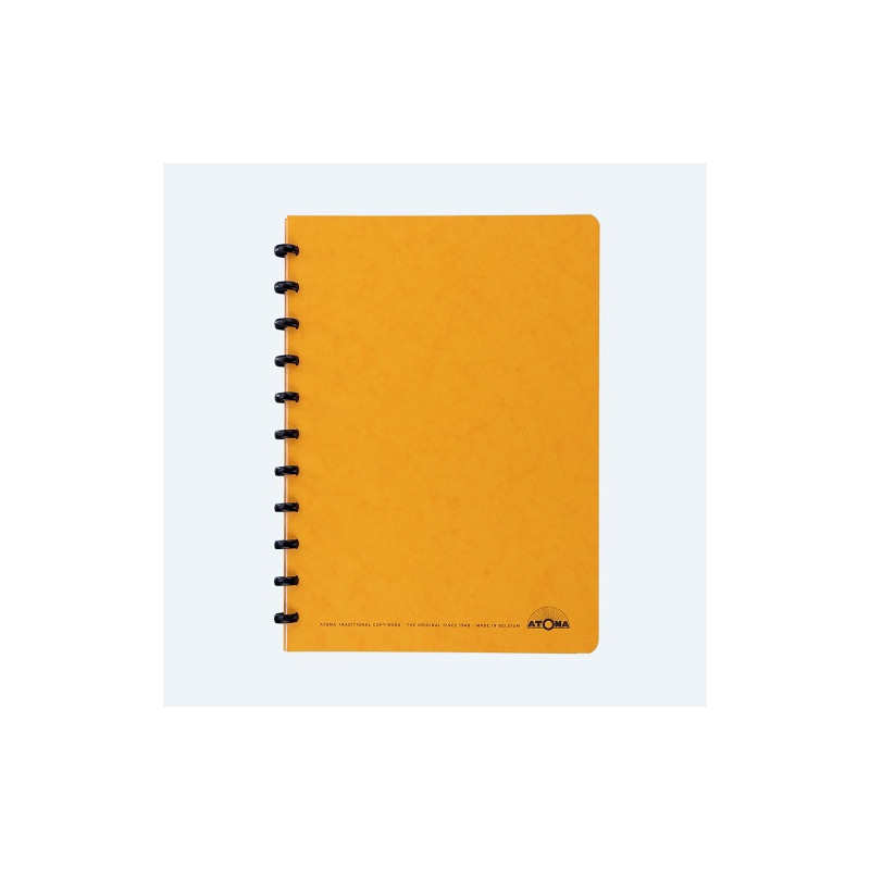 CAHIER ATOMA A4 CARTON QUAD. JAUNE