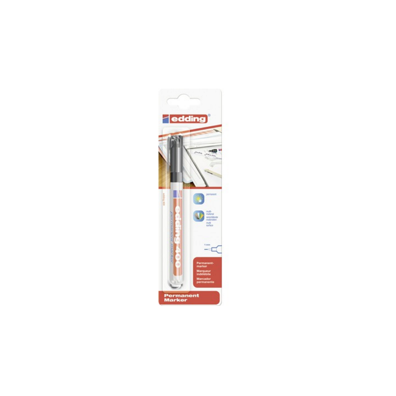 MARQUEUR PER. EDDING 400 1MM NOIR POINTE RONDE BLISTER