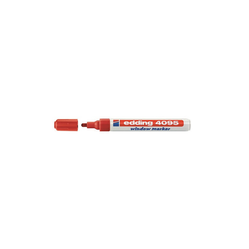 MARQUEUR WINDOW EDDING 4095 2-3MM ROUGE POINTE RONDE