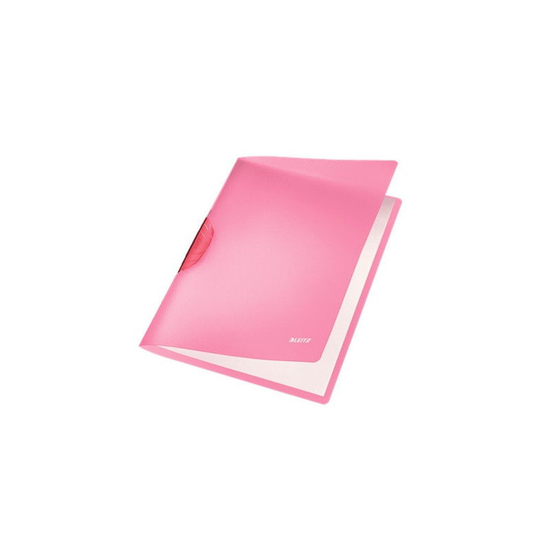 MAPPE A PINCE LEITZ A4 COLOR CLIP ROUGE