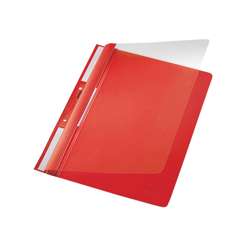 FARDE A GLISS. PLAST. A4 LEITZ 4190 ROUGE