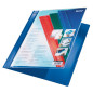 FARDE A GLISS. PLAST. A4 LEITZ 4193 BLEU PERSONNALISABLE
