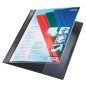 FARDE A GLISS. PLAST. A4 LEITZ 4193 NOIR PERSONNALISABLE