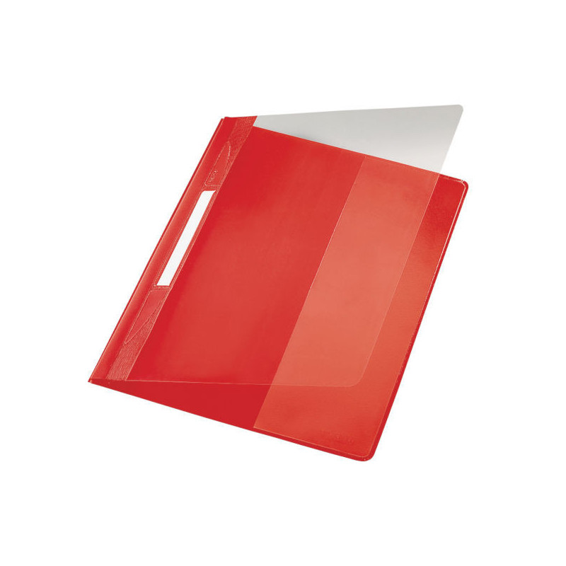 FARDE A GLISS. PLAST. A4+ LEITZ 4194 ROUGE