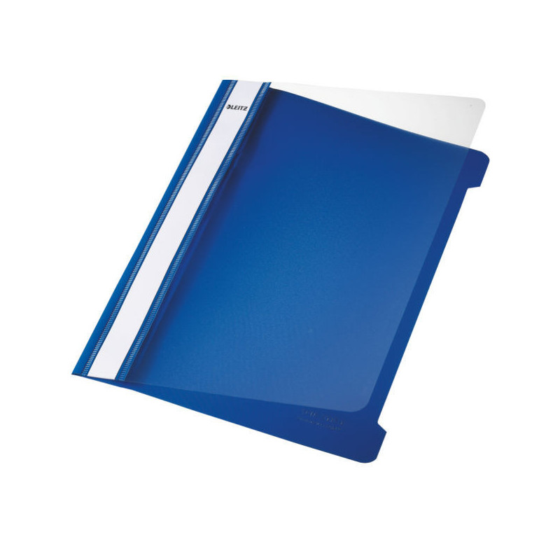 FARDE A GLISS. PLAST. A5 LEITZ BLEU