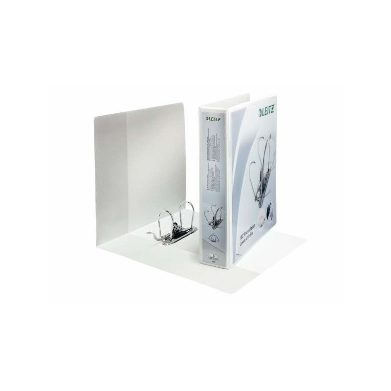 CLASSEUR LEITZ PP PERS. 80MM BLANC