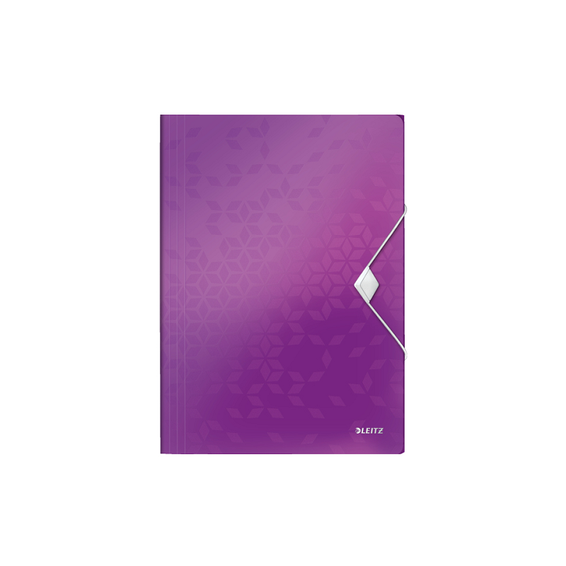 FARDE A ELAST.+RABATS A4 PP LEITZ WOW VIOLET