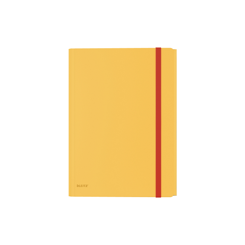 FARDE A ELAST.+RABATS A4 PP LEITZ COSY JAUNE