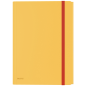 FARDE A ELAST.+RABATS A4 PP LEITZ COSY JAUNE