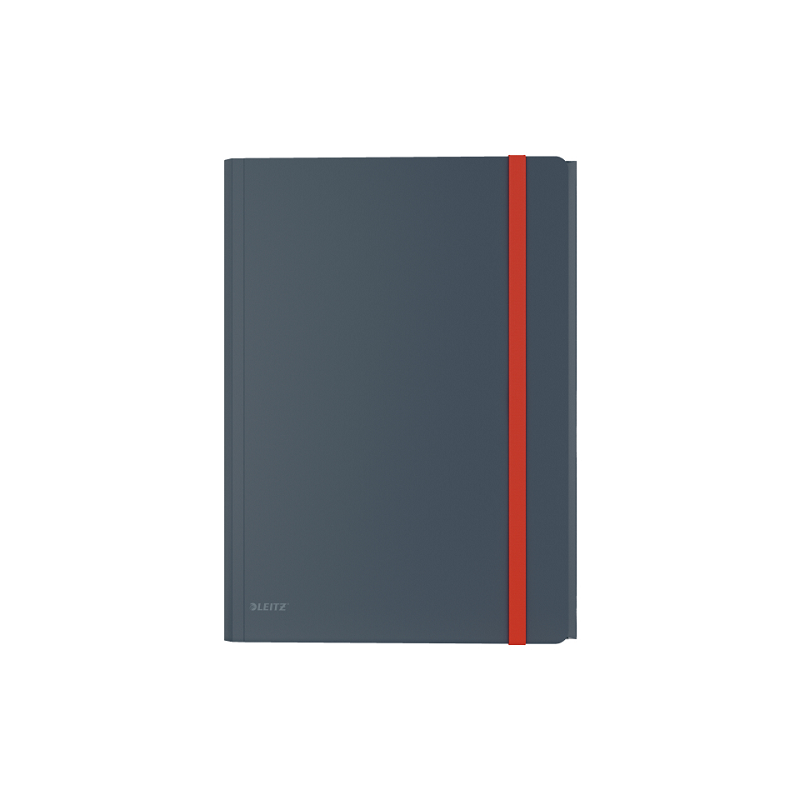FARDE A ELAST.+RABATS A4 PP LEITZ COSY GRIS