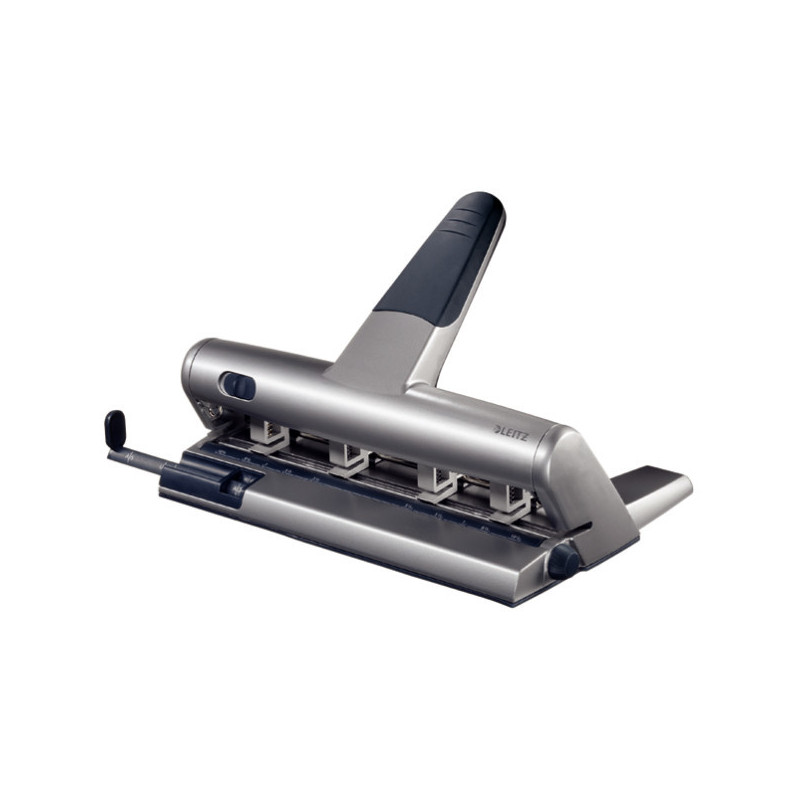 PERFORATEUR LEITZ 4 TROUS REGLABLE ARGENT 30FLS