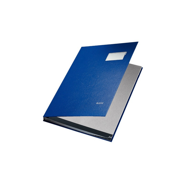 SIGNATAIRE LEITZ 10 COMP. BLEU
