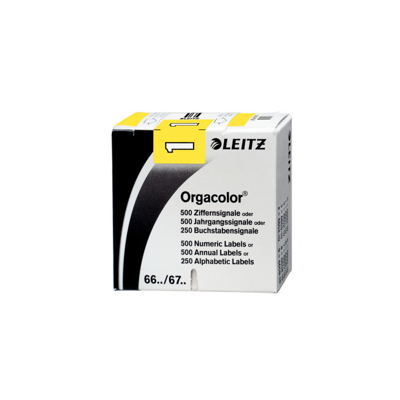ETIQUETTE LEITZ CHIFFRE 1,BTE.500PCS