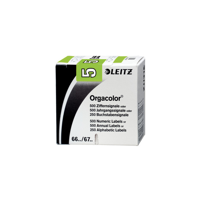 ETIQUETTE LEITZ CHIFFRE 5,BTE.500PCS