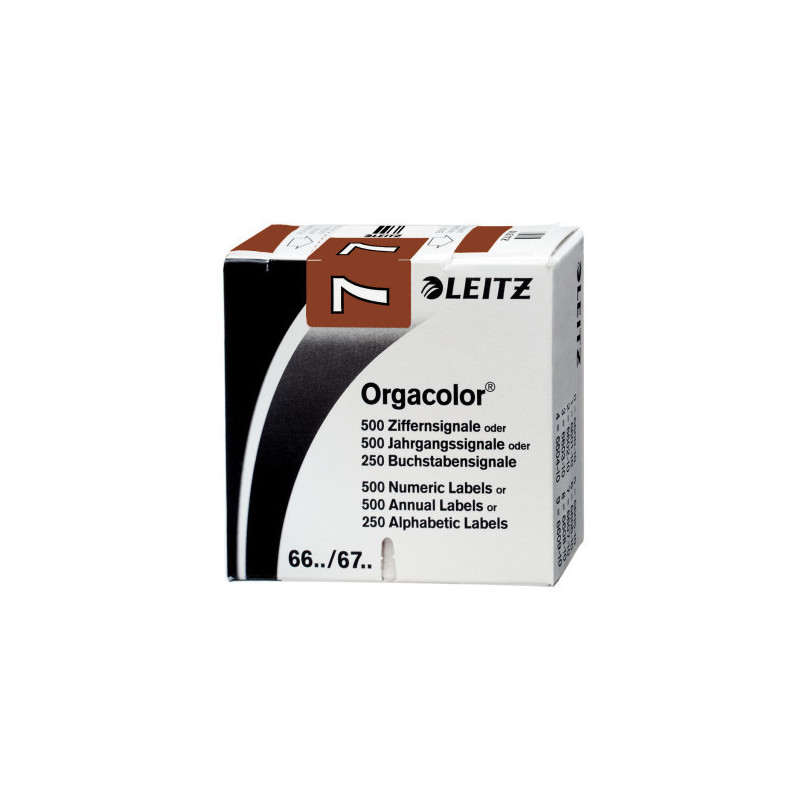 ETIQUETTE LEITZ CHIFFRE 7,BTE.500PCS