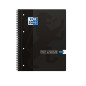 CAHIER OXFORD SPIRALE A4+ QUAD. 90FLS BLOC COLLEGE NOIR
