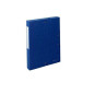 BOXE CLASSEM. A4 40MM CARTON BLEU + ELAST. EXACOMPTA