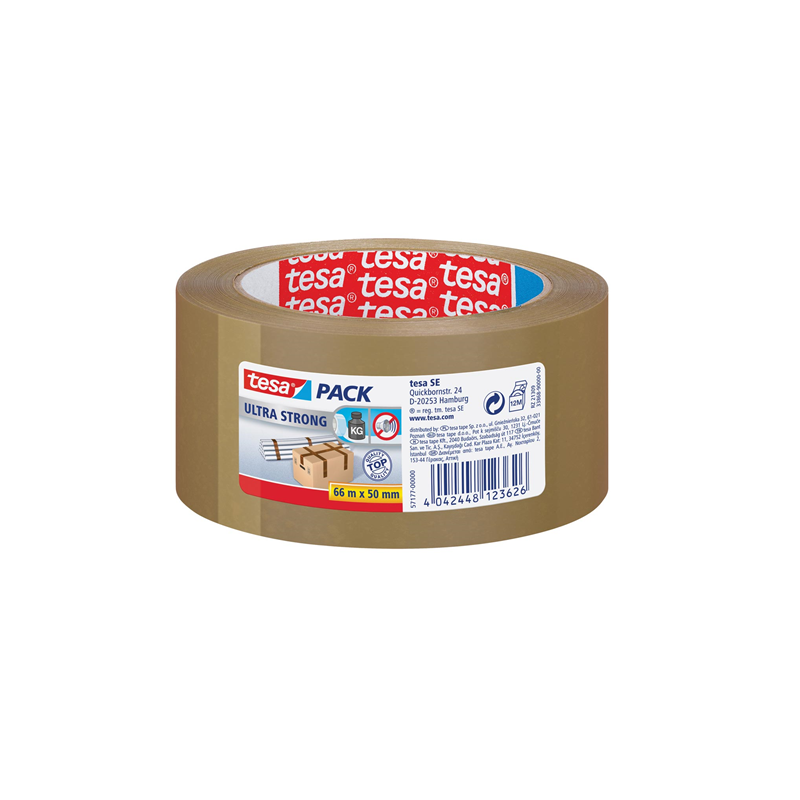 RUBAN ADHESIF 50MMX66M BRUN QUAL.3 TESA