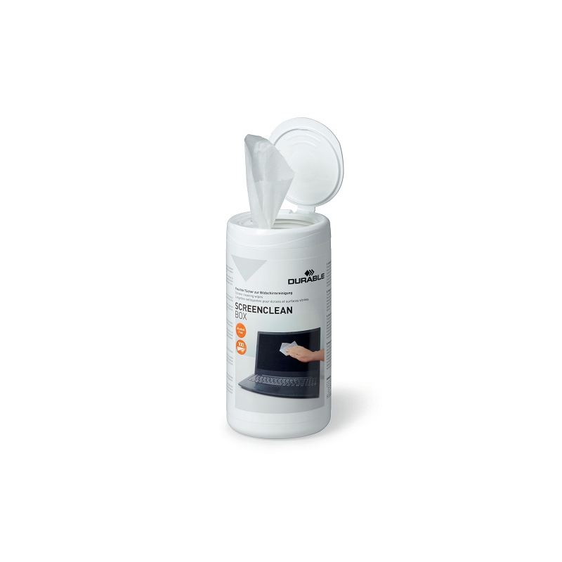 LINGETTES DURABLE SCREENCLEAN BOX 100PCS