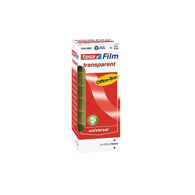 RUBAN ADHESIF 19MMX33M TRANSP. TESA