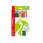 CRAYON COUL. STABILO TRIO GREEN 12PCS