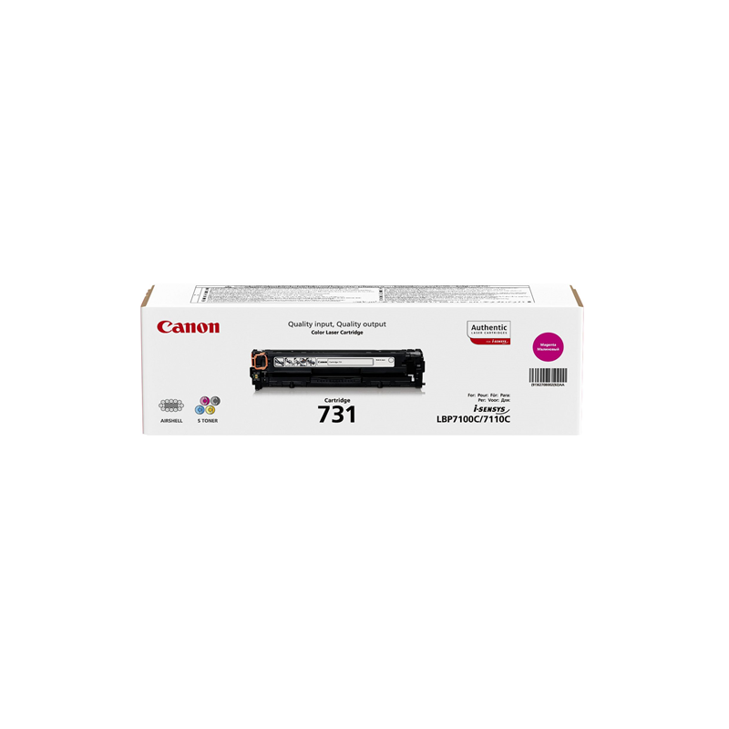CARTOUCHE IMP. CANON N°731M MAGENTA 1500P.