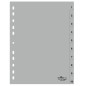 INTERCAL. A4 NUMER. PLAST. 1-10 GRIS DURABLE