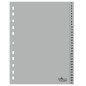 INTERCAL. A4 NUMER. PLAST. 1-31 GRIS DURABLE