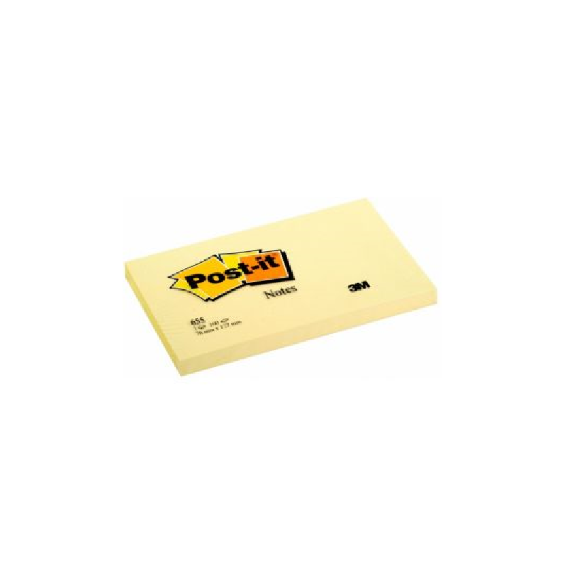 NOTES ADHES. 76X127MM POST-IT JAUNE