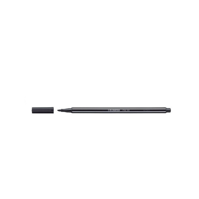 FEUTRE ECO.STABILO PEN NOIR STANDARD NOIR