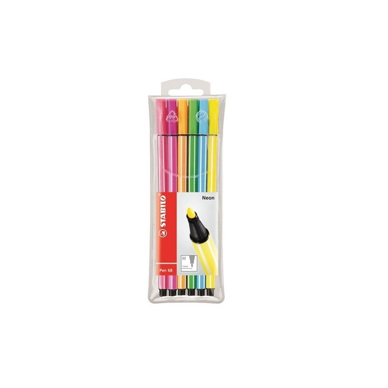 FEUTRE ECO.STABILO PEN 6PCS