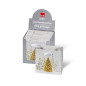 SACHET NOEL BSB 10X10X5CM WHITE SILENCE