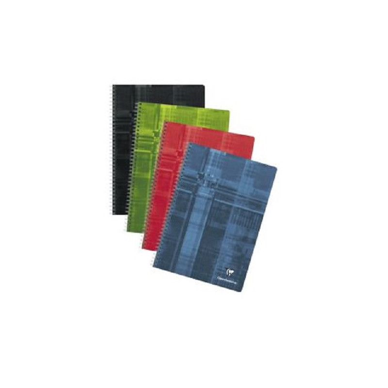 CAHIER CLAIREF. REL.INT. A4 QUAD. 90FLS ASS.