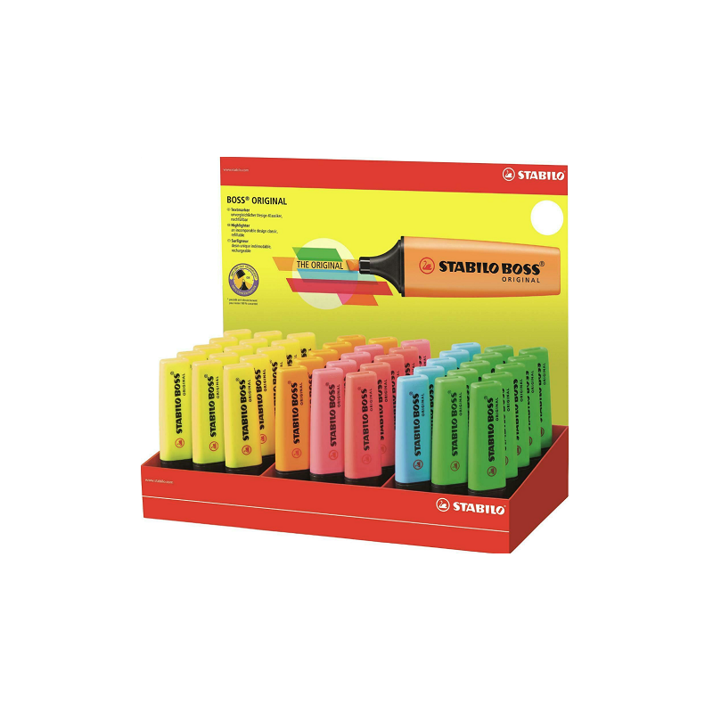 SURLIGNEUR STABILO BOSS PRES. 45PCS