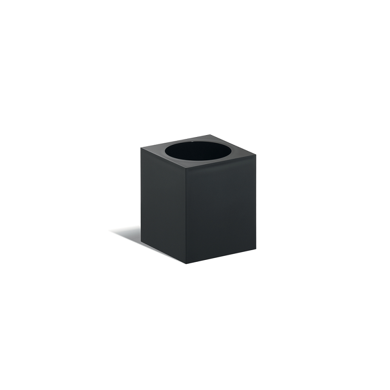 POT A CRAYONS DURABLE CUBO NOIR