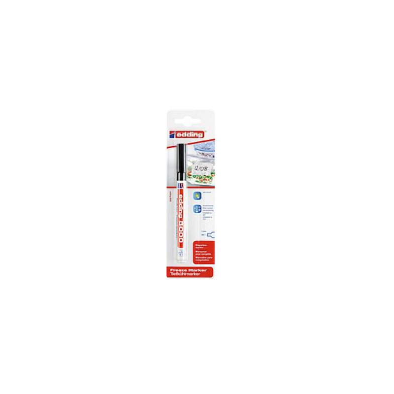 MARQUEUR PER. EDDING 8000 1MM NOIR BLISTER