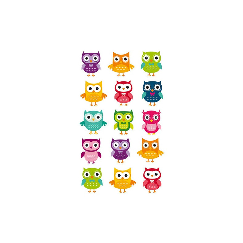 AUTOCOLLANT BSB CREATIVE-STICKER HIBOUX