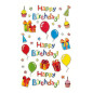 AUTOCOLLANT BSB CREATIVE-STICKER HAPPY BIRTHDAY