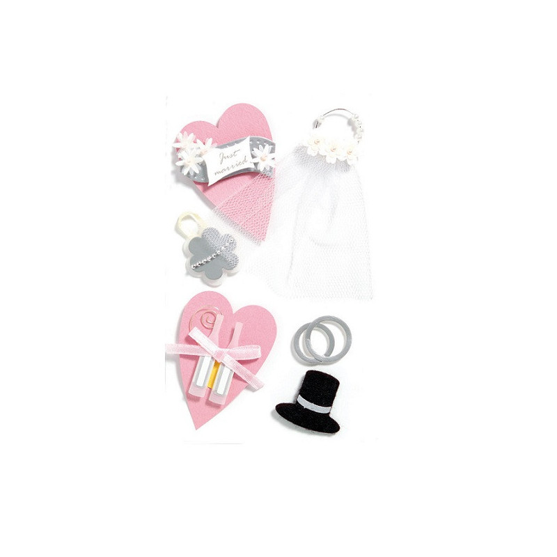 AUTOCOLLANT BSB CREATIVE-STICKER MARIAGE