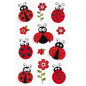 AUTOCOLLANT BSB MOVING-EYES-STICKER COCCINELLES