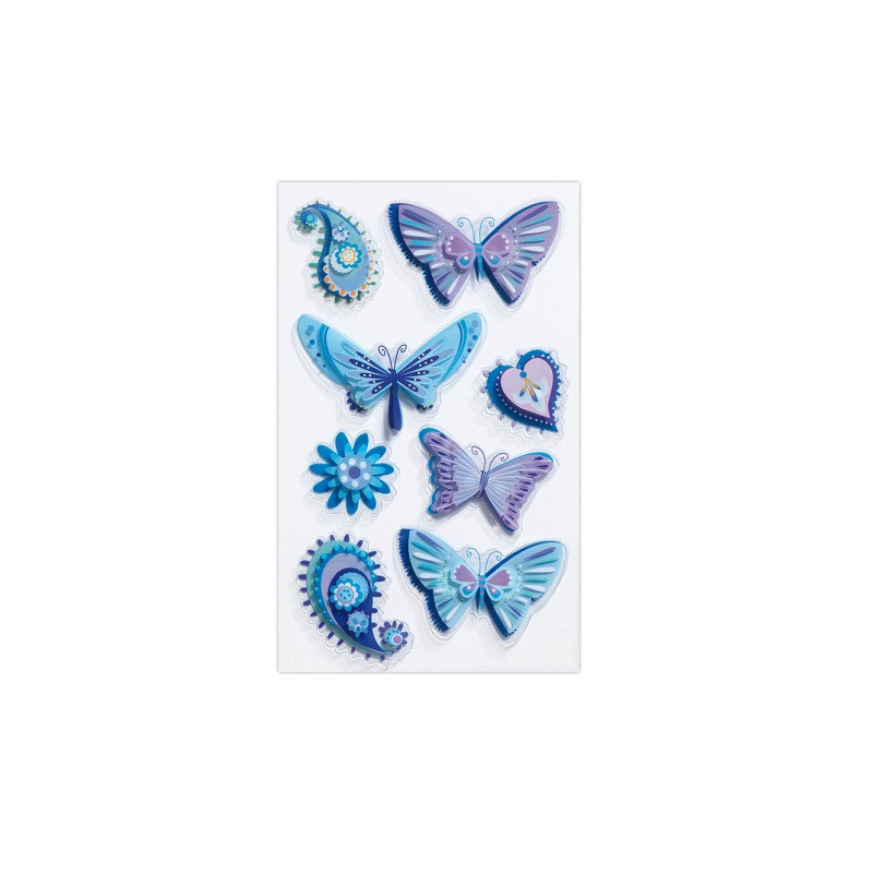 AUTOCOLLANT BSB CREATIVE-STICKER PAPILLONS
